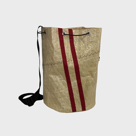 Small duffle bag - red stripes
