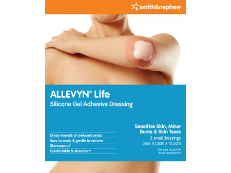 Smith & Nephew Allevyn Lf Dres 10.3X10.3Cm 2/Cs Pk