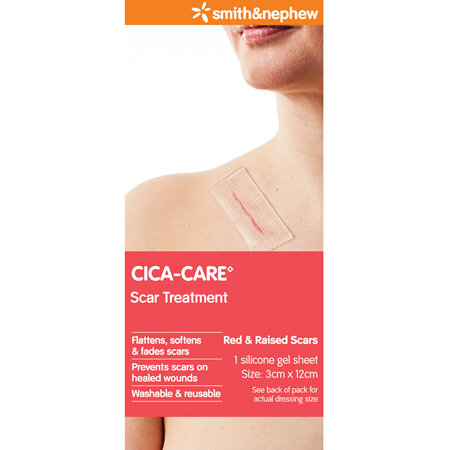 Smith & Nephew Cica-Care Sil Gel Sht 3Cmx12Cm Cs Pk