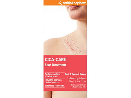 Smith & Nephew Cica-Care Sil Gel Sht 3Cmx12Cm Cs Pk