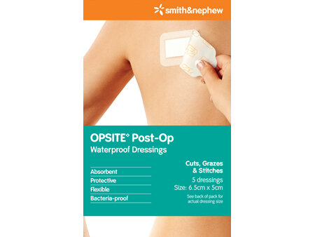 Smith & Nephew Opsite P/Op Dres 6.5X5Cm 5/Cs Pk