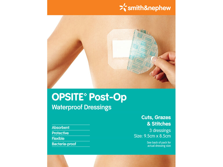 Smith & Nephew Opsite P/Op Dres 9.5X8.5Cm 3/Cs Pk