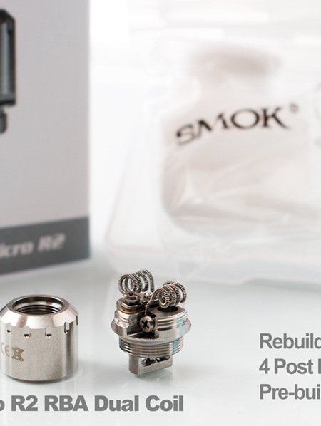 SMOK Micro R2 RBA Dual Coil