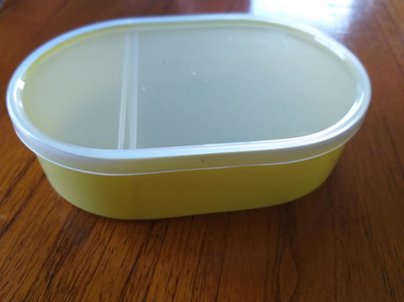 Snack Container with Lid - Yellow