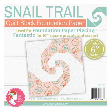 Snail trail 6in Foundation Paper from It's Sew Emma