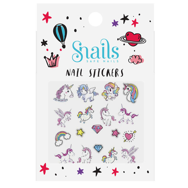Snails Nail Stickers Unicorn