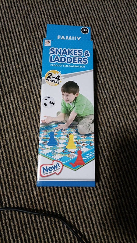 Snakes & Ladders Giant Floor Family Game