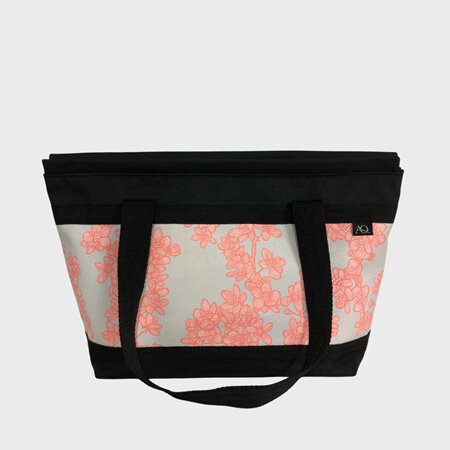 Snapper zippered bag - cherry blossom