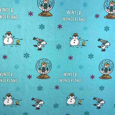 Snoopy Christmas Winter Wonderland Blue 2910-02