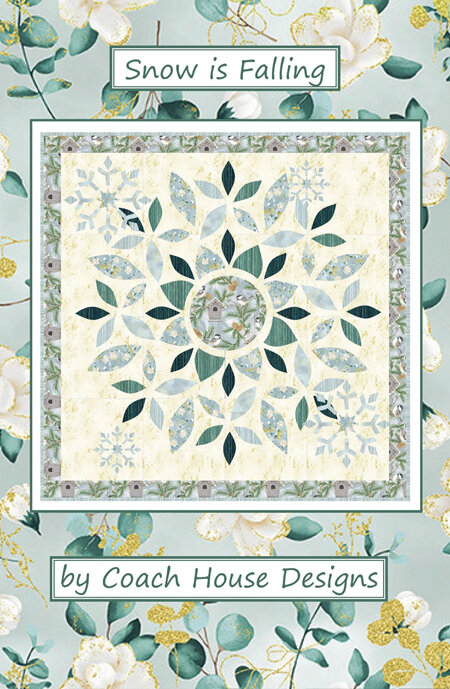 Snow is Falling Quilt Pattern by Coach House Designs