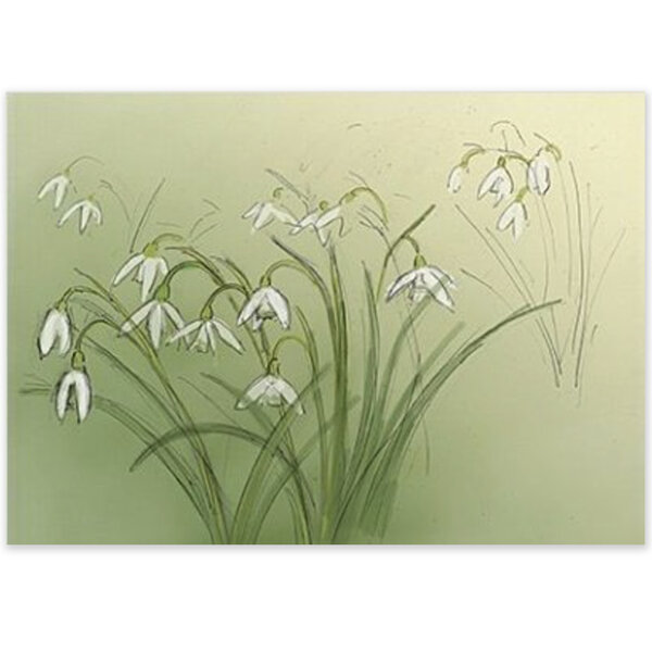 Snowdrops Card By Two Bad Mice