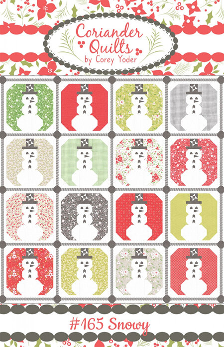 Snowy Quilt Pattern from Coriander Quilts