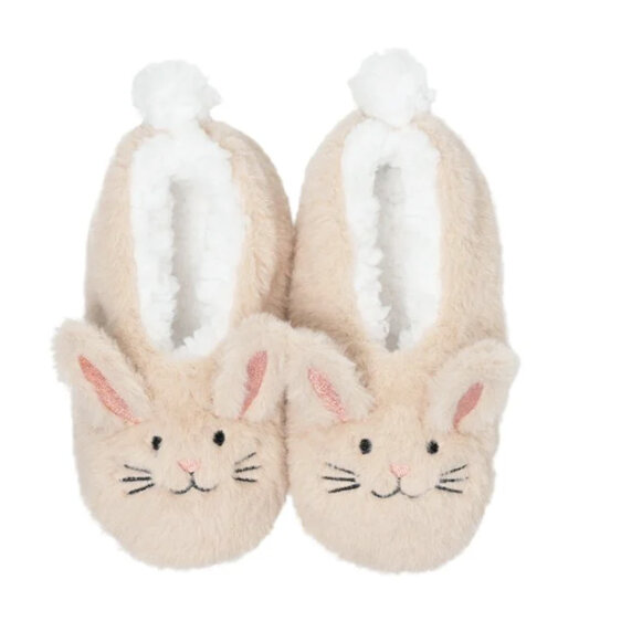 SnuggUps Kids Slippers Animal Bunny Large