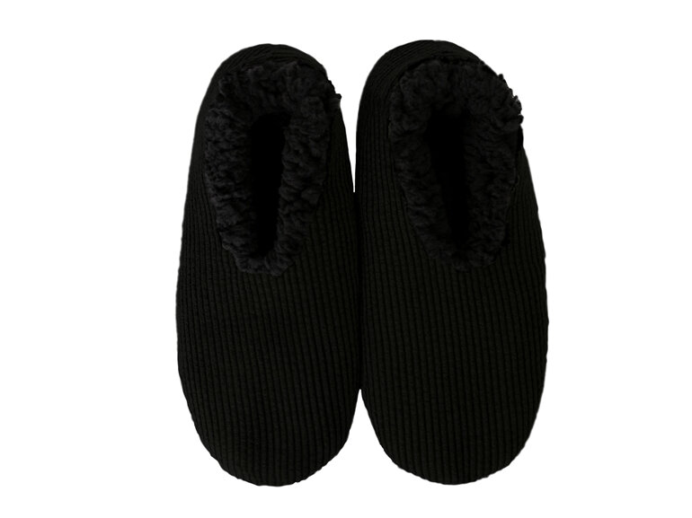 SnuggUps Men's Slippers Cord Black Large