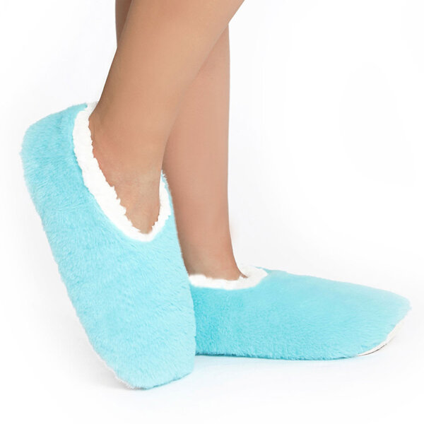 SnuggUps Women's Slippers Brights Aqua Large