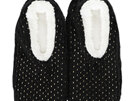 SnuggUps Women's Slippers Metallic Black Small