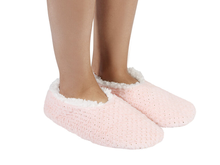 SnuggUps Women's Slippers Metallic Pink Large