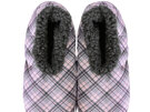 SnuggUps Women's Slippers Print Pastel Plaid Medium