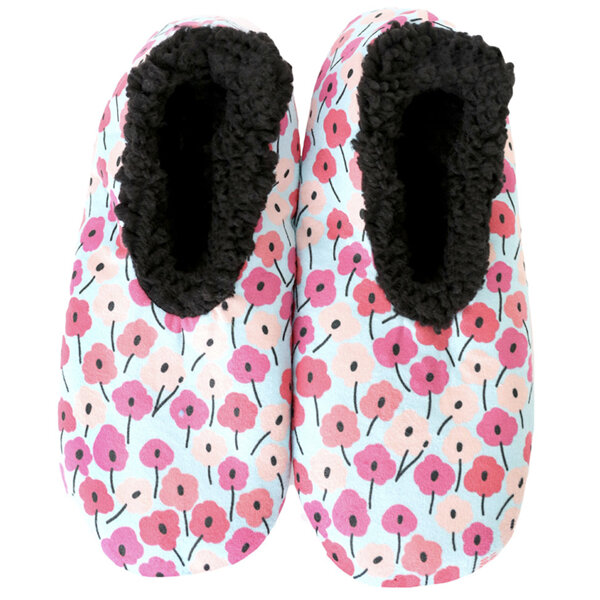 SnuggUps Women's Slippers Print Poppy Large