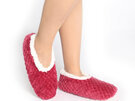 SnuggUps Women's Slippers Soft Petals Burgundy Medium