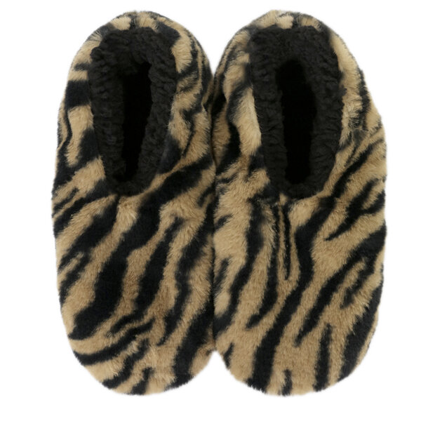 SnuggUps Women's Slippers Tiger Print Medium