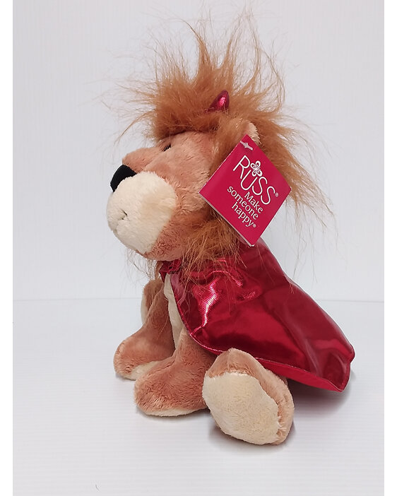 #softtoy#cuddly#lovetohold#aurora#lion#lorenzo#redcape#love