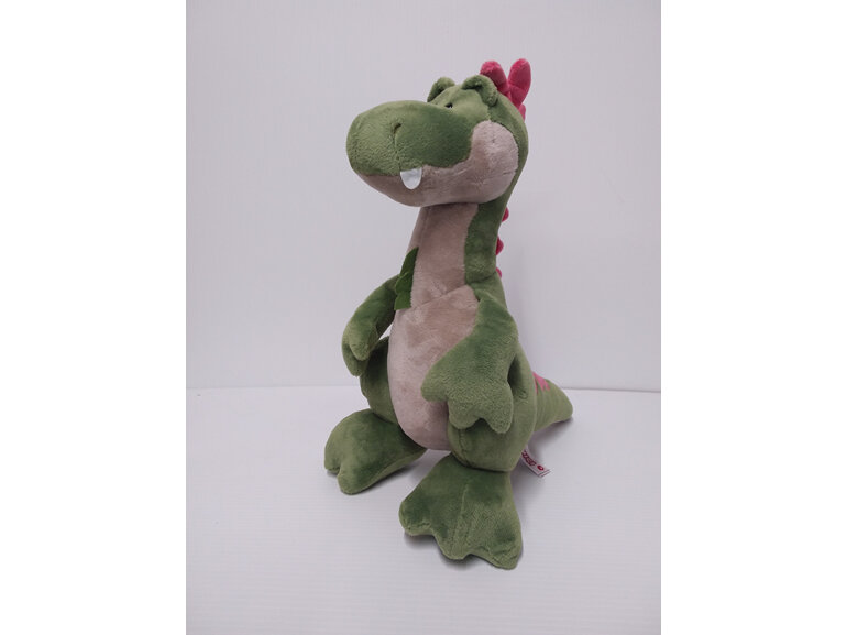 #softtoy#cuddly#lovetohold#nici#dragon#pinkspine#green