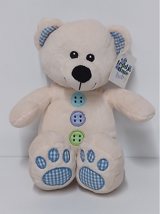 #softtoy#cuddly#lovetohold#teddybear#teddy#bear#cream#buttons