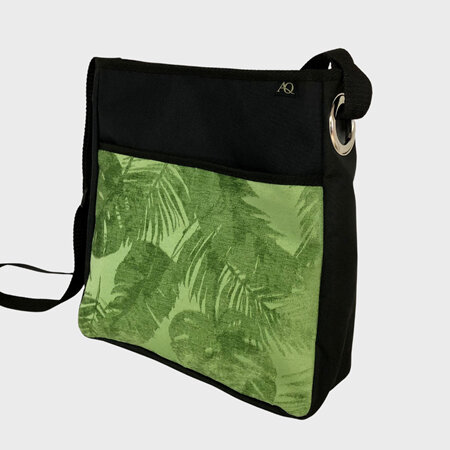 Sole Crossbody/Shoulder Bag - embossed leaf