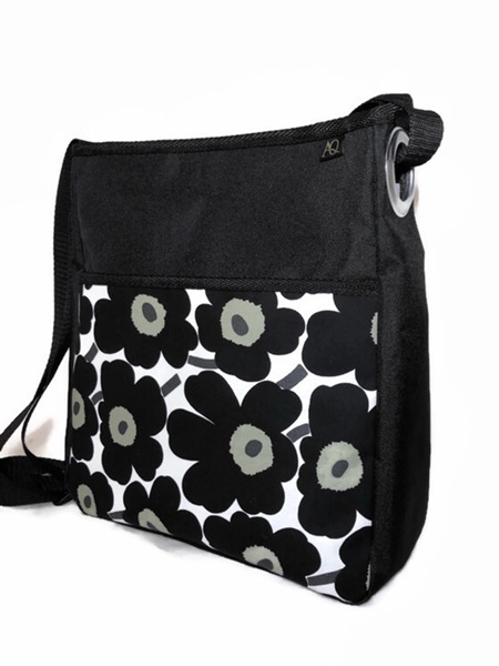 Sole Crossbody/Shoulder Bag - Marimekko black