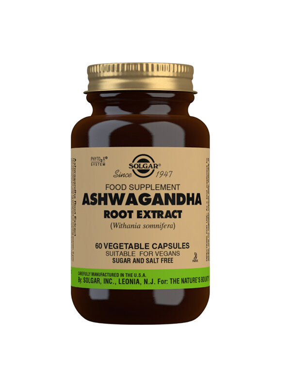SOLGAR Ashwagandha Root Extract 60 Capsules