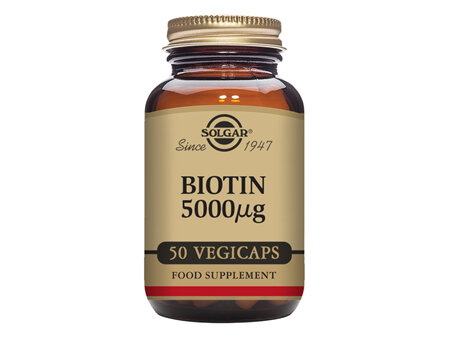 Solgar® Biotin 5000 µg Vegetable Capsules 50 caps