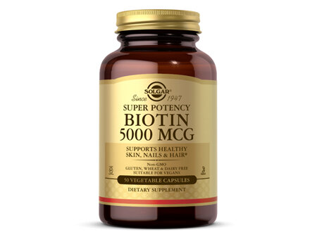 SOLGAR Biotin 5000MG Caps 50pk
