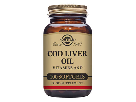 Solgar® Cod Liver Oil Softgels 100 caps