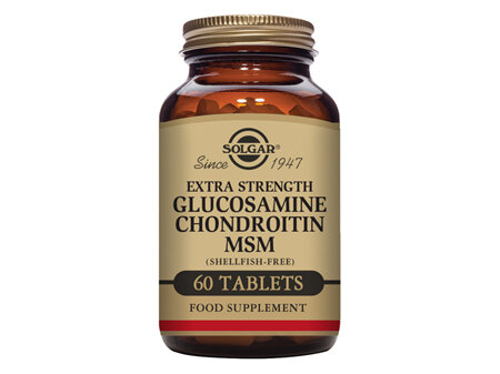 Solgar® Extra Strength Glucosamine Chondroitin MSM Tablets 60 tabs