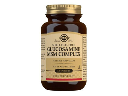 SOLGAR Glucosamine MSM Complex 60pk