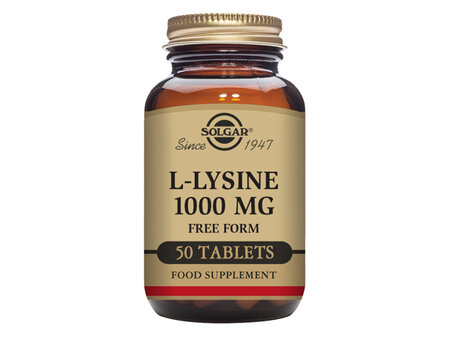 Solgar® L-Lysine 1000 mg Tablets 50 tabs