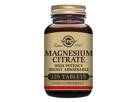 Solgar® Magnesium Citrate Tablets 120 tabs