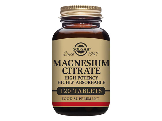 Solgar® Magnesium Citrate Tablets 120 tabs