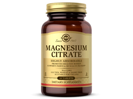 SOLGAR Magnesium Citrate Tabs 60pk