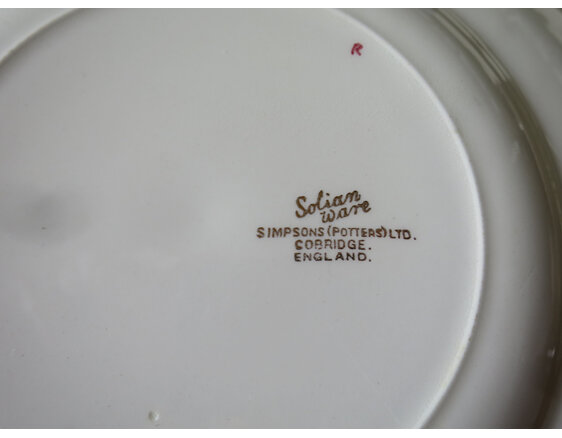 Solian Ware plates
