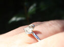 Solid 9k gold sweetheart heart silver adjustable ring lily griffin nz jeweller