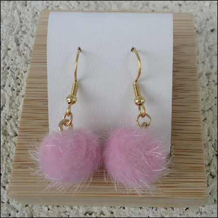 Solid Earrings - Pink