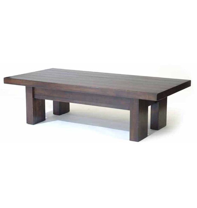 solid wood large coffee table