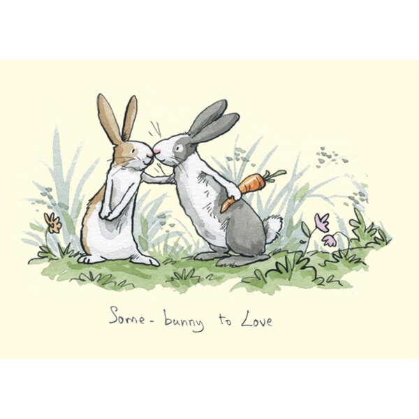 Some Bunny To Love Card by Two Bad Mice
