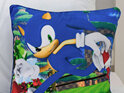 Sonic Moves Square Filled Cushion