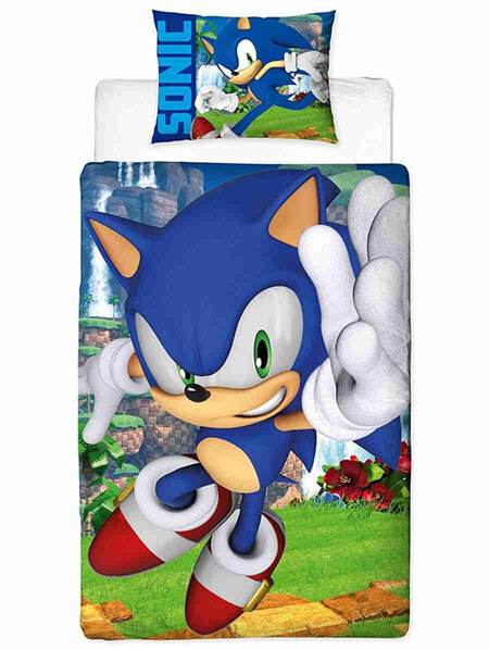Sonic the Hedgehog Moves Single Duvet Cover Set