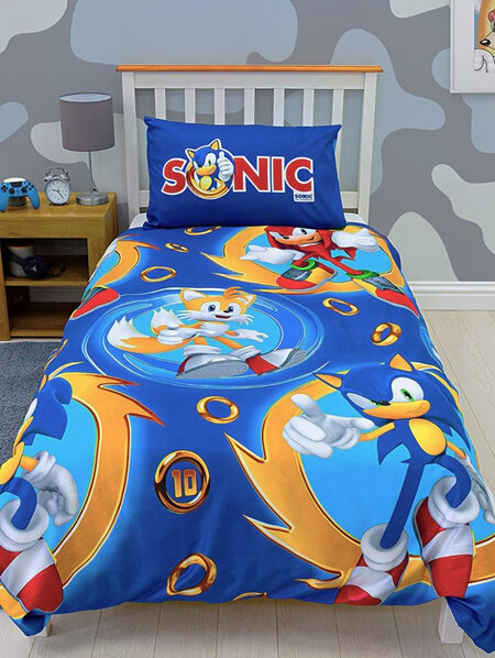 Sonic the Hedgehog Speed Reversible Single Duvet Cover Set