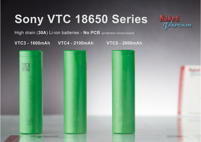 Sony VTC battery range