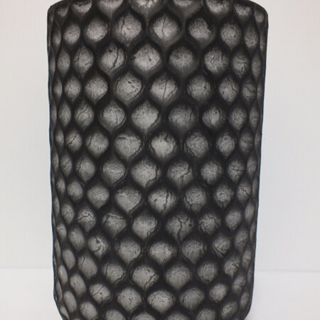 Sorrento tin vase Black C3890